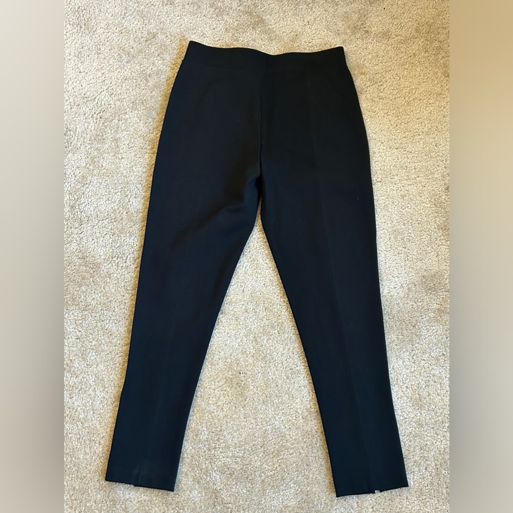 ELIE TAHARI straight leg black pants sz 12/14 NWT